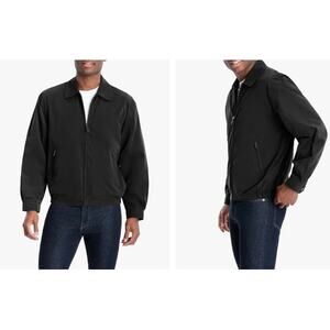 NEW London Fog Tall Men's 4XT Auburn Lightweight Golf Jacket  Black